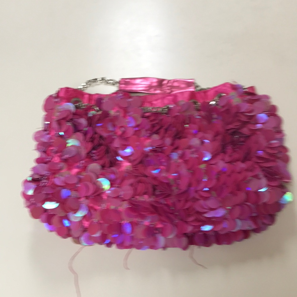 Pink flashy women’s purse/bag